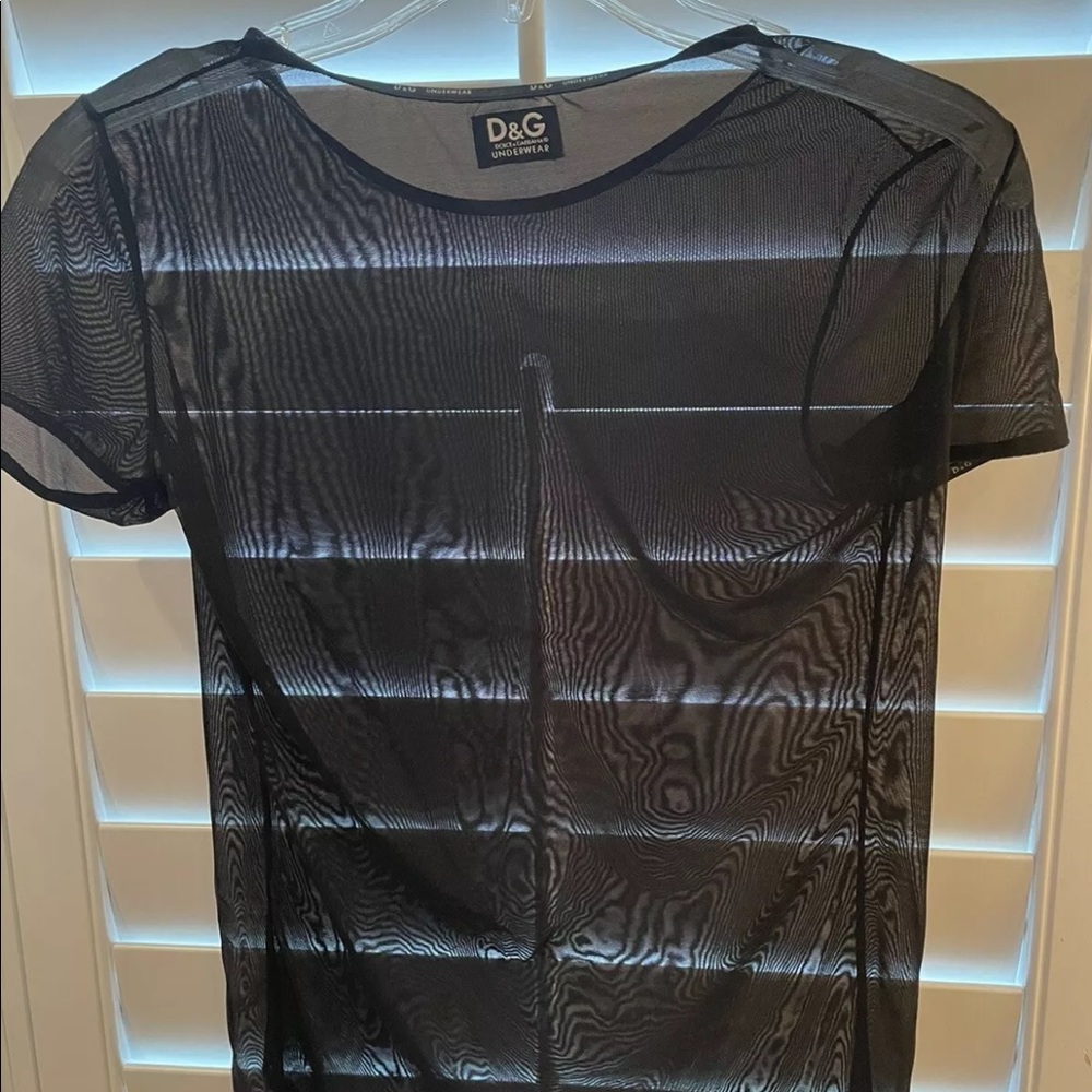 Dolce and Gabbana mesh shirt